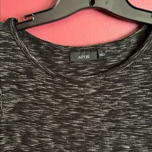 Apt. 9 Charcoal and Black Casual Dress